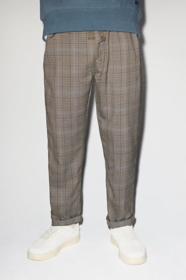 Image 0 of PLAID PANTS from Zara