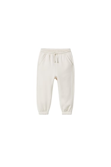 Image 0 of PLUSH CONTRAST TROUSERS from Zara