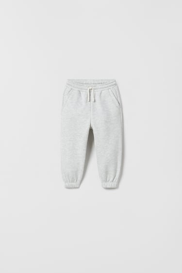 Image 0 of CONTRAST TRIM PLUSH PANTS from Zara
