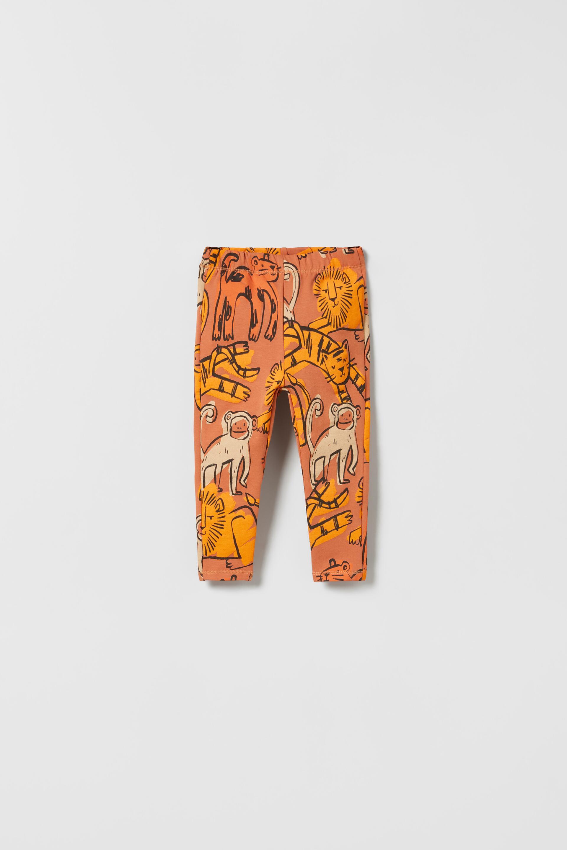 Zara orange leggings clearance