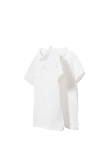 Image 0 of 2-PACK OF PIQUÉ POLO SHIRTS from Zara