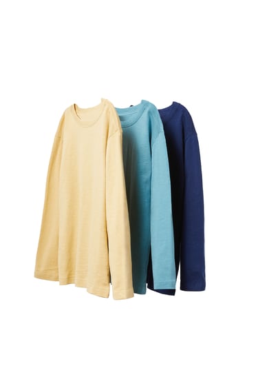 Image 0 of 3-PACK OF PLAIN T-SHIRTS from Zara