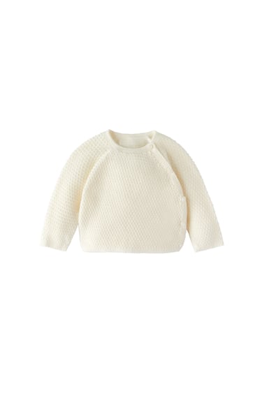 Image 0 of TEXTURED KNIT SWEATER from Zara