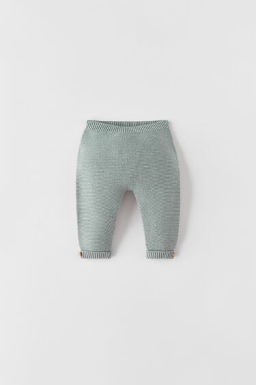 Image 0 of CABLE-KNIT TROUSERS from Zara
