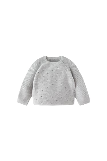 Image 0 of TEXTURED KNIT SWEATER from Zara