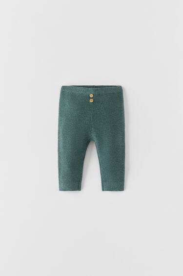 Image 0 of PURL KNIT TROUSERS from Zara