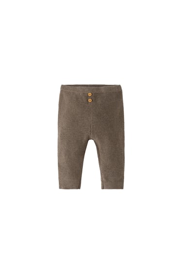 Image 0 of PURL KNIT PANTS from Zara