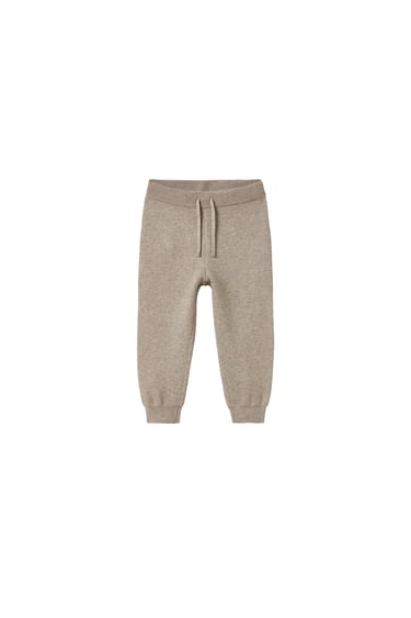 Image 0 of KNIT JOGGING TROUSERS from Zara