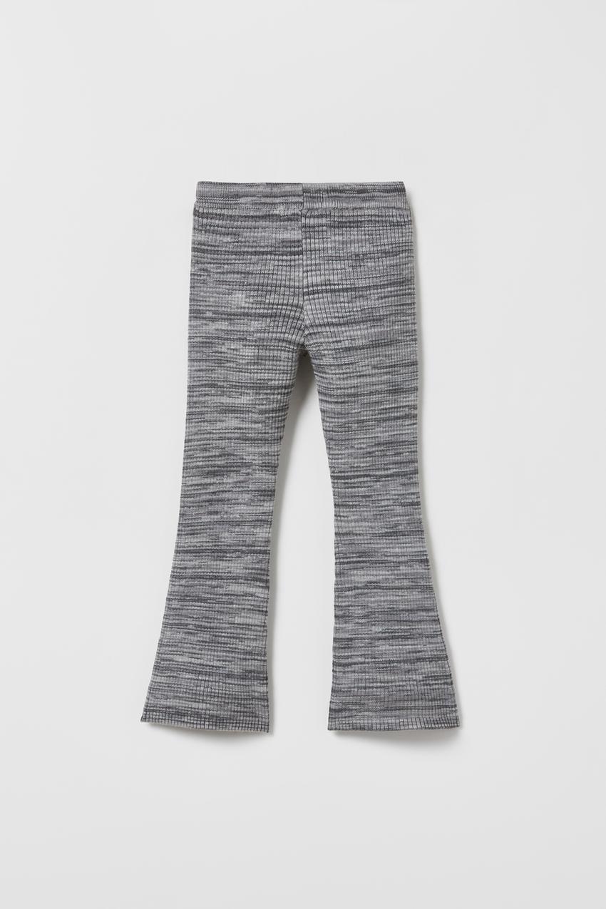 Zara grey knit trousers Clearance
