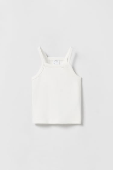 Image 0 of RIBBED TOP from Zara