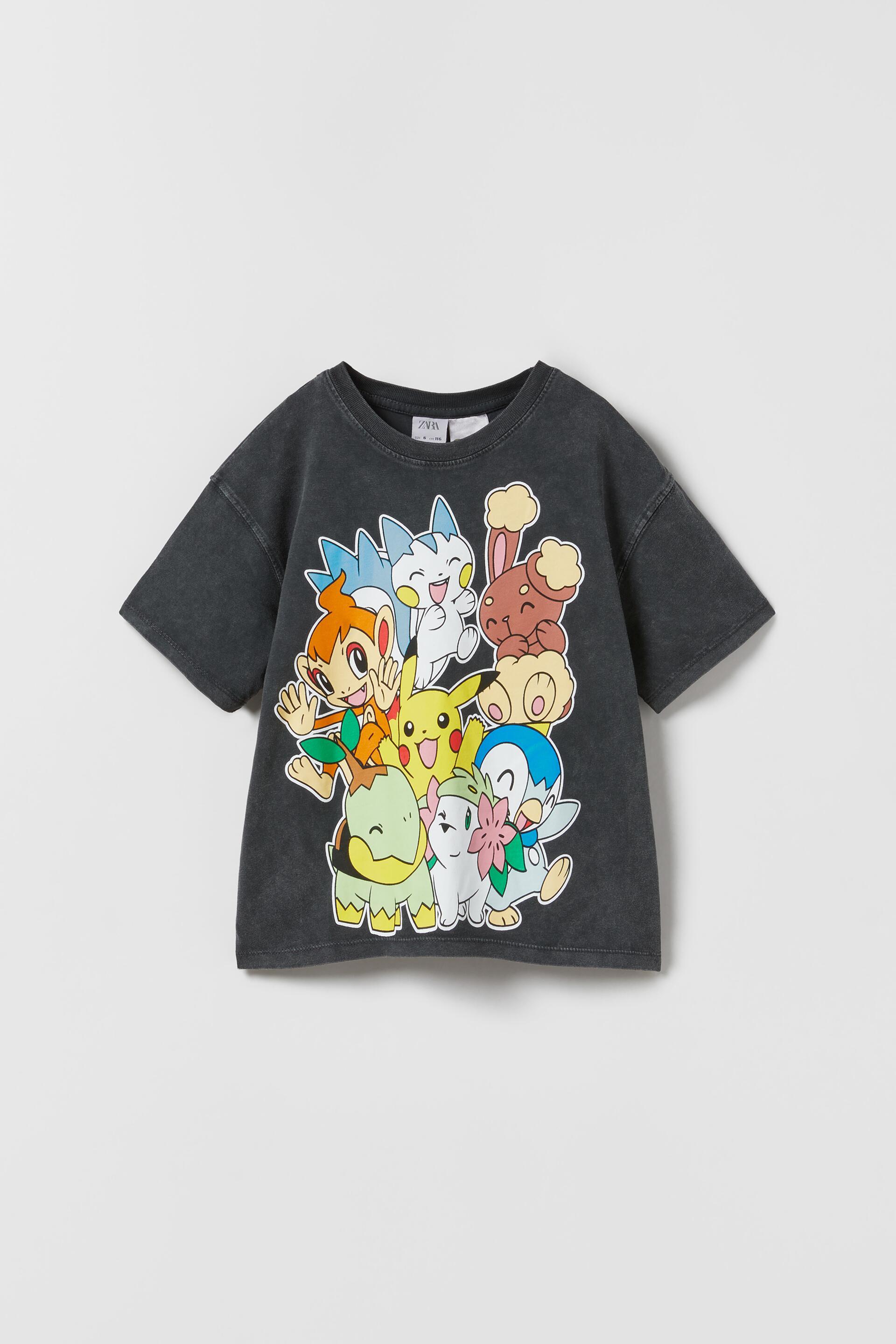 ポケモン Tm C ニンテンドー Tシャツ カーボングレー Zara Japan 日本 ポケモン Tm C ニンテンドー Tシャツ カーボングレー Zara Japan 日本