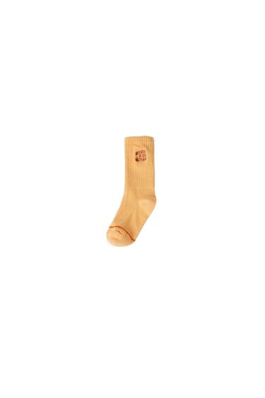 Image 0 of BABY/ “ADVENTURE EXPEDITION” EMBROIDERED LONG SOCKS from Zara