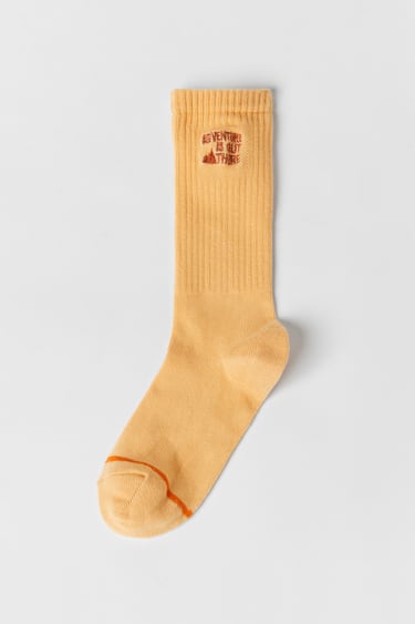 Image 0 of KIDS/ ADVENTURE EXPEDITION EMBROIDERED LONG SOCKS from Zara