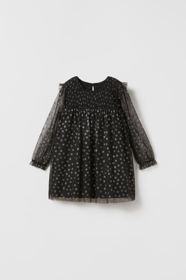 Image 0 of SPARKLY TULLE DRESS from Zara