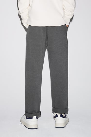 Image 0 of COMFORT FABRIC TROUSERS from Zara