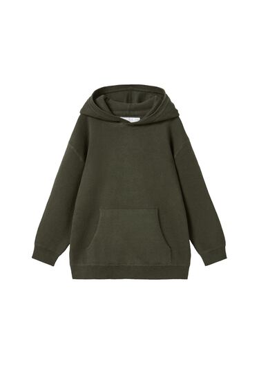 Image 0 of KNIT SWEATSHIRT WITH POUCH POCKET from Zara