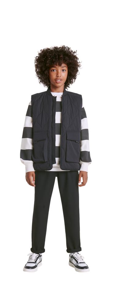 QUILTED UTILITY GILET