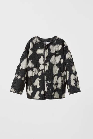 Image 0 of PADDED TIE-DYE DENIM JACKET - LIMITED EDITION from Zara