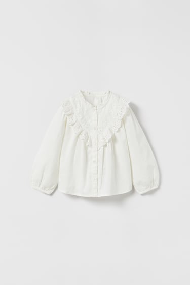 Image 0 of ROMANTIC BUTTON-UP SHIRT from Zara