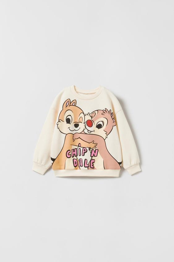 Chip And Dale C Disney スウェットシャツ エクリュ Zara Japan 日本 Chip And Dale C Disney スウェットシャツ エクリュ Zara Japan 日本