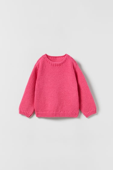 Image 0 of PLAIN KNIT SWEATER from Zara