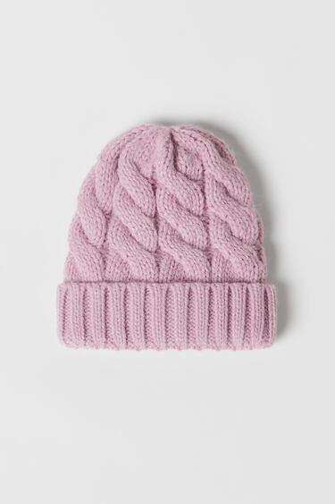 Image 0 of KIDS/ CABLE-KNIT BEANIE from Zara