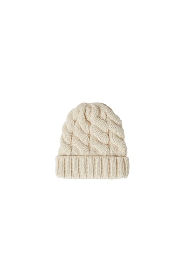Image 0 of KIDS/ CABLE-KNIT BEANIE from Zara