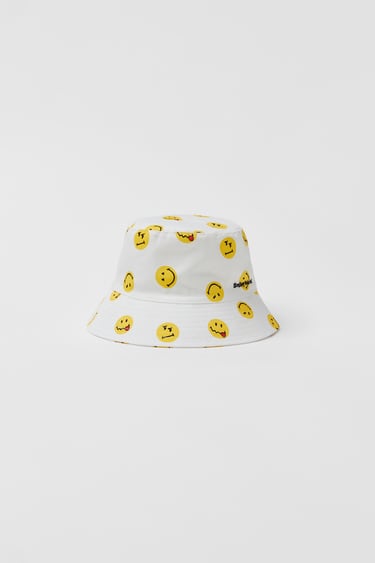 Image 0 of KIDS/ SMILEYWORLD ® HAPPY COLLECTION BUCKET HAT from Zara
