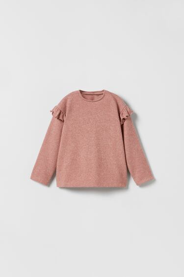 Image 0 of SOFT TOUCH MOCK NECK SHIRT from Zara