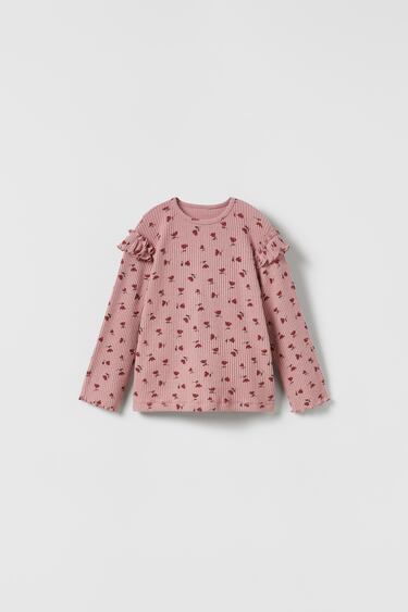Image 0 of SOFT TOUCH RIB SHIRT from Zara