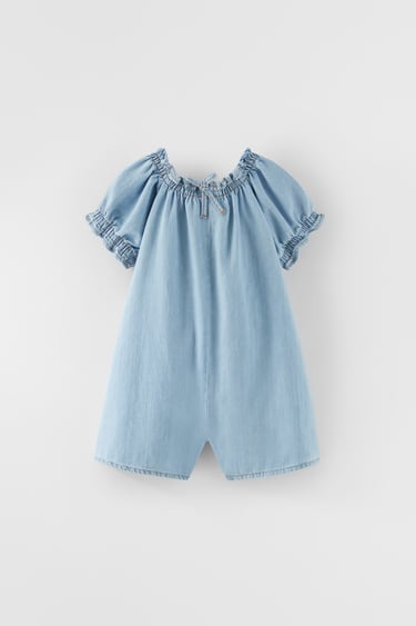 FLOWING PUFFY PLAYSUIT