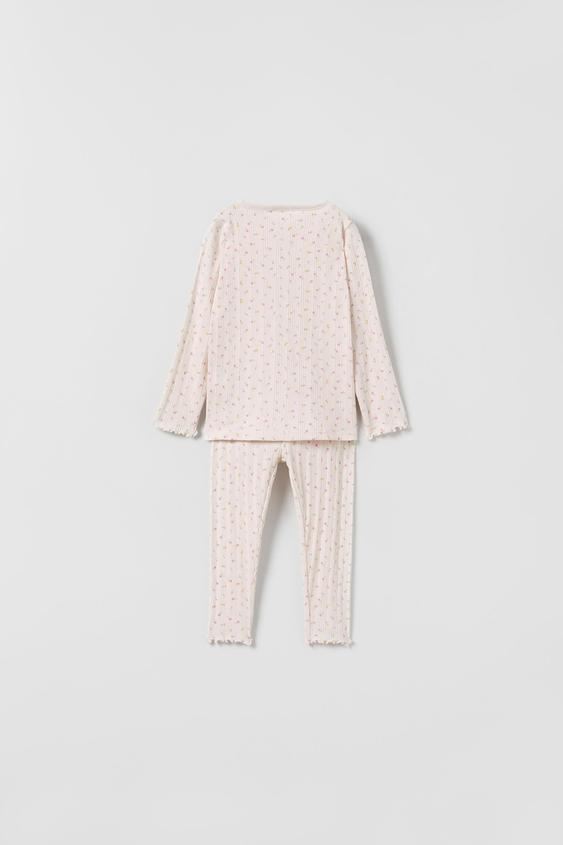 Baby Romantischer Pyjama Mit Blumen Rosa Zara Deutschland Germany Baby Romantischer Pyjama Mit Blumen Rosa Zara Deutschland Germany