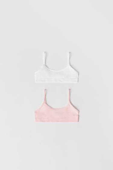 KIDS/ PACK OF TWO PLAIN TOPS