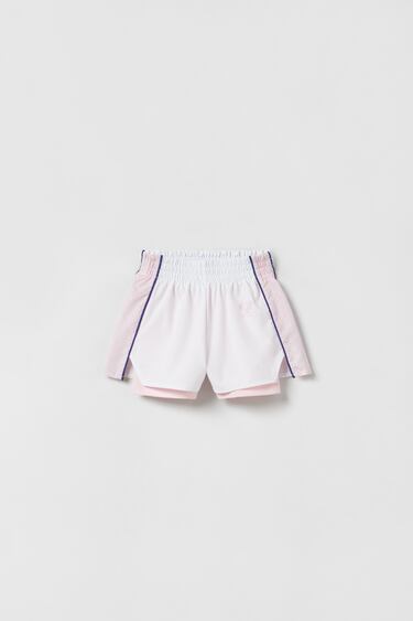 SPORTY BERMUDA SHORTS WITH CONTRAST PIPING