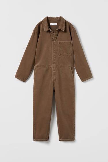 Image 0 of TWILL UTILITY JUMPSUIT - LIMITED EDITION from Zara