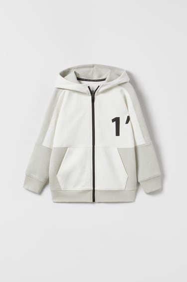 Image 0 of SPORTY COLOUR BLOCK JACKET from Zara
