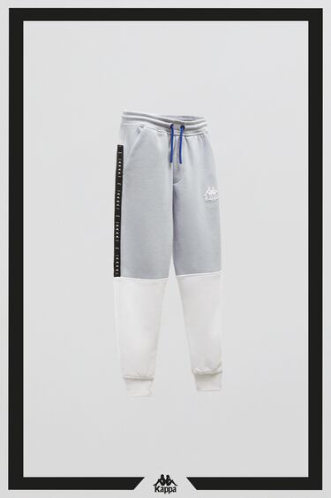Image 0 of KAPPA COLORBLOCK SPORTY PLUSH PANTS from Zara