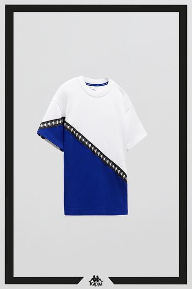 Image 0 of KAPPA COLORBLOCK BAND SPORTY T-SHIRT from Zara