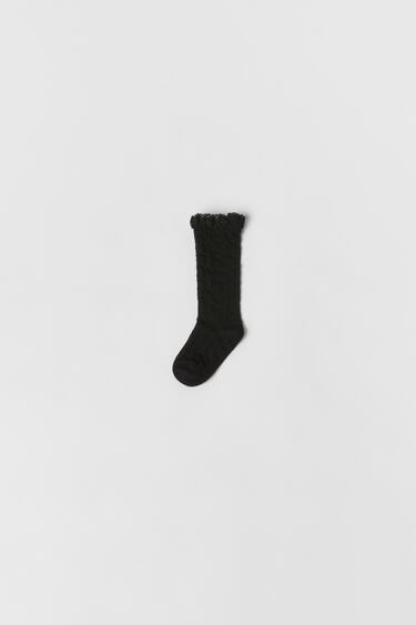 ZARA的图片 0 名称BABY/ 蕾絲邊飾長襪