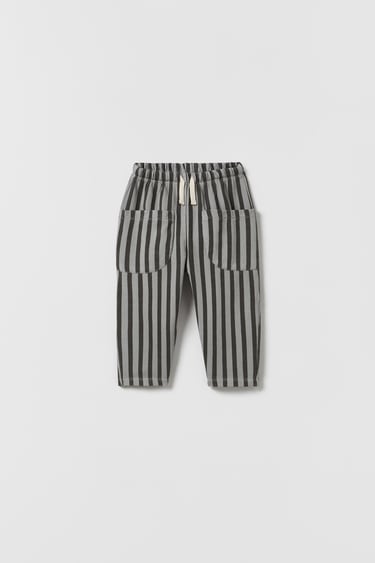 Image 0 of STRIPED TROUSERS from Zara