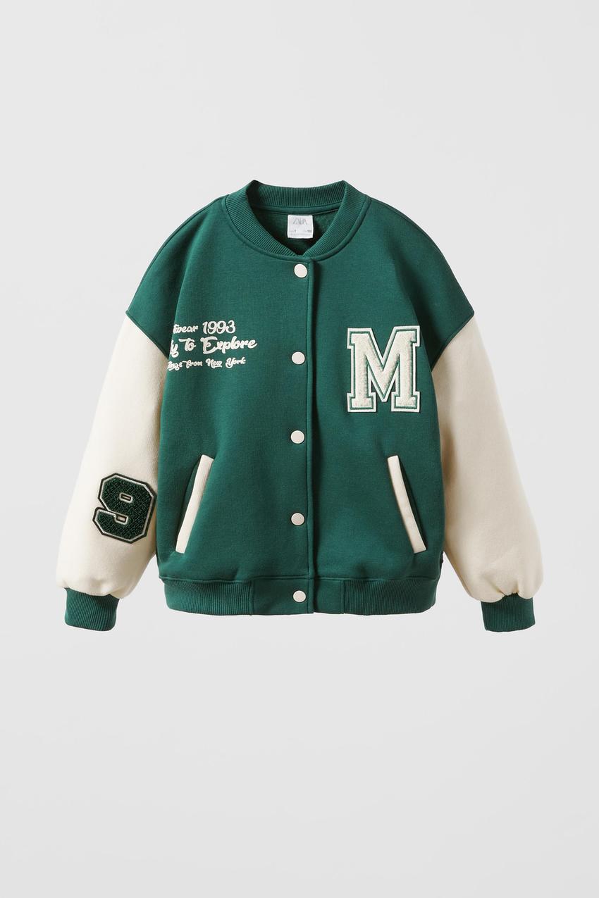University jacket zara Clearance