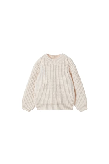Image 0 of THICK GAUGE KNIT SWEATER from Zara