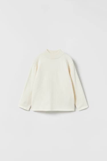 Image 0 of KNIT SWEATER WITH HIGH NECK from Zara