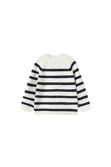 Image 0 of MOCK NECK KNIT SWEATER from Zara