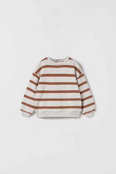 Image 0 of SOFT-TOUCH STRIPED T-SHIRT from Zara