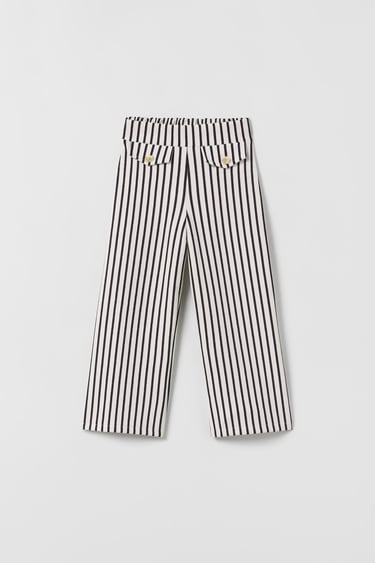 STRIPED TROUSERS WITH BUTTONS
