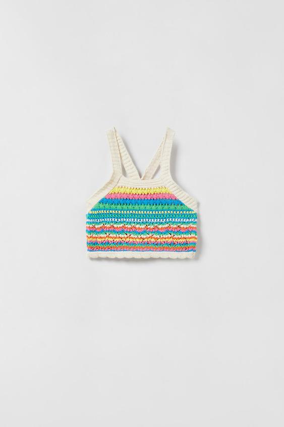 Zara crochet tank top Clearance