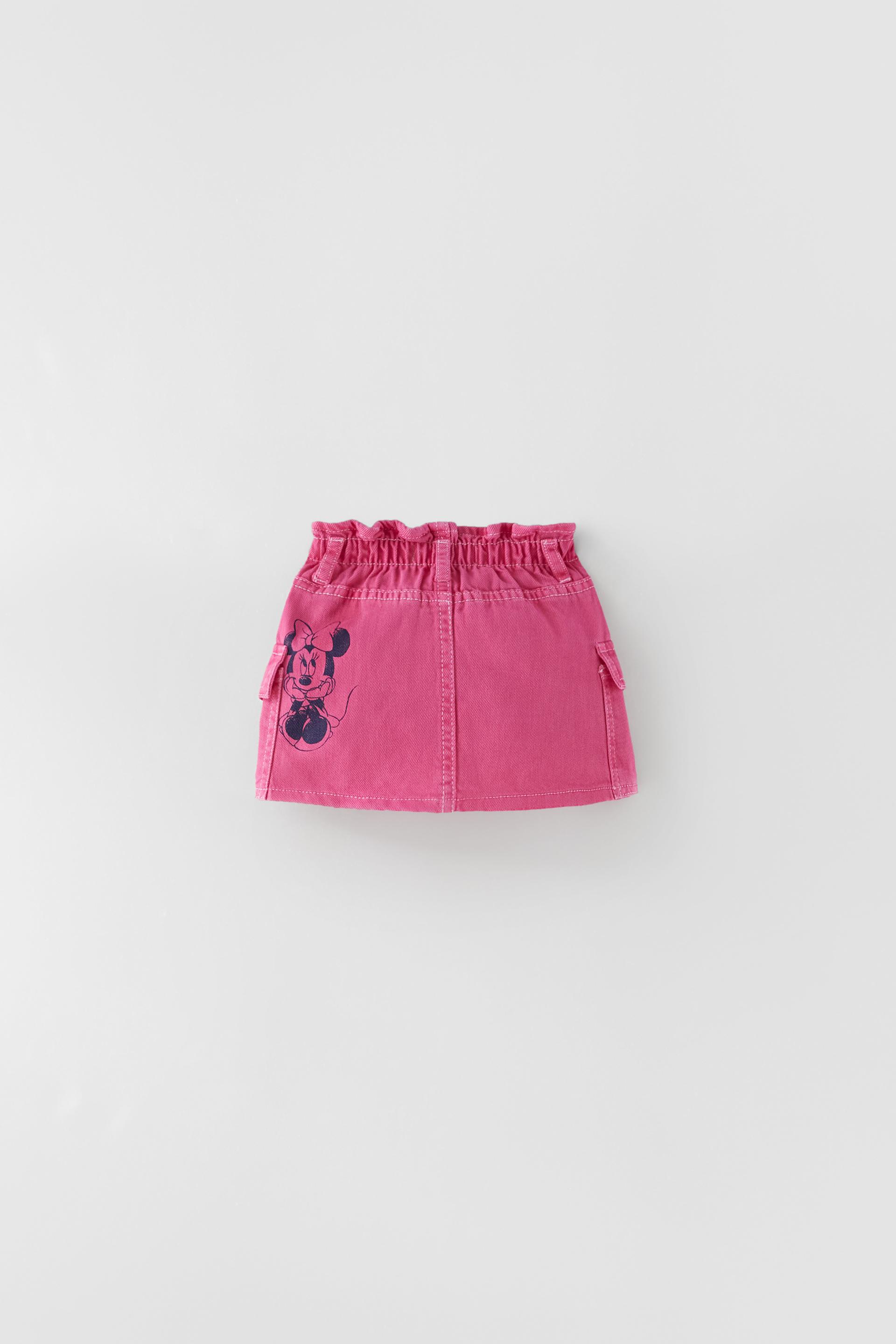 ミニーマウス C ディズニー デニムスカート エクリュ Zara Japan 日本 ミニーマウス C ディズニー デニムスカート エクリュ Zara Japan 日本