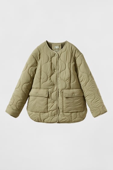 Image 0 of ONION QUILTED JACKET from Zara