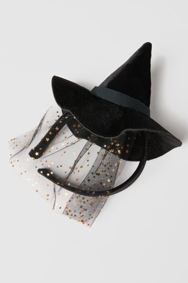 Image 0 of TULLE WITCH HAT HEADBAND from Zara